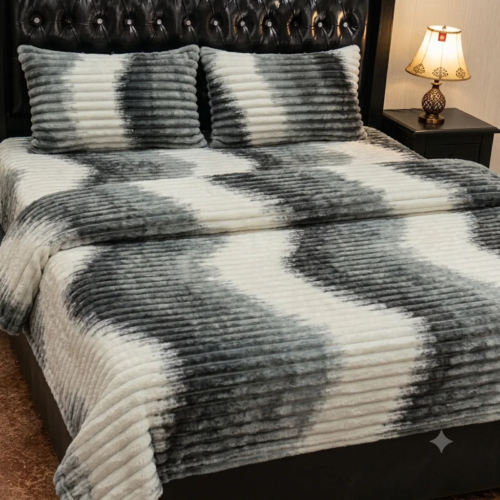Grey BM Fleece 4 PCs Set